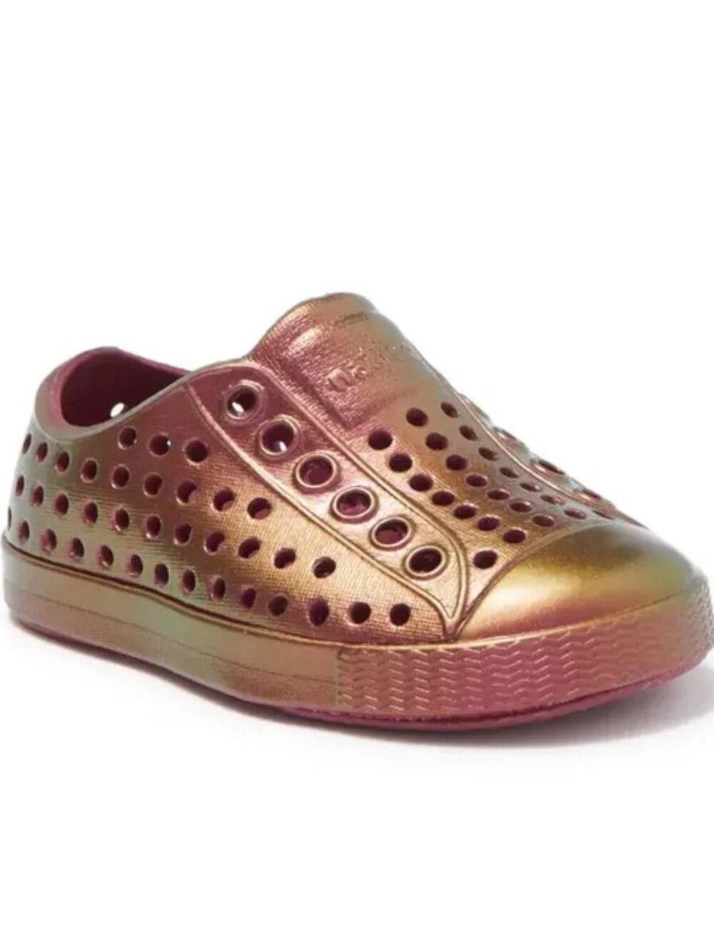 NEW Native Shoes Jefferson Iridescent Slip On Youth Shiny All Over shine Water
